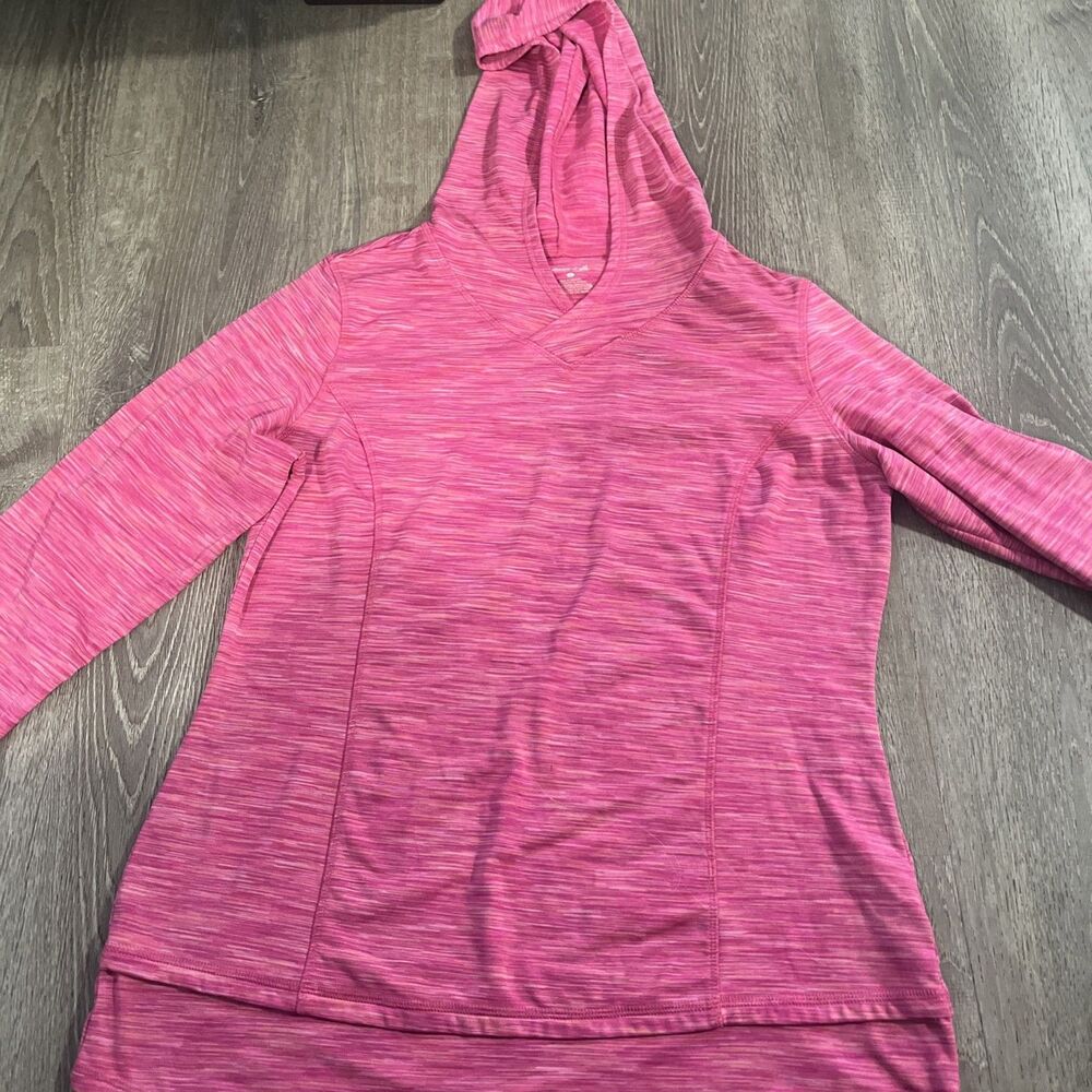 Exertek Shirt, Women's Size Large, Pink, Pullover Hoodie